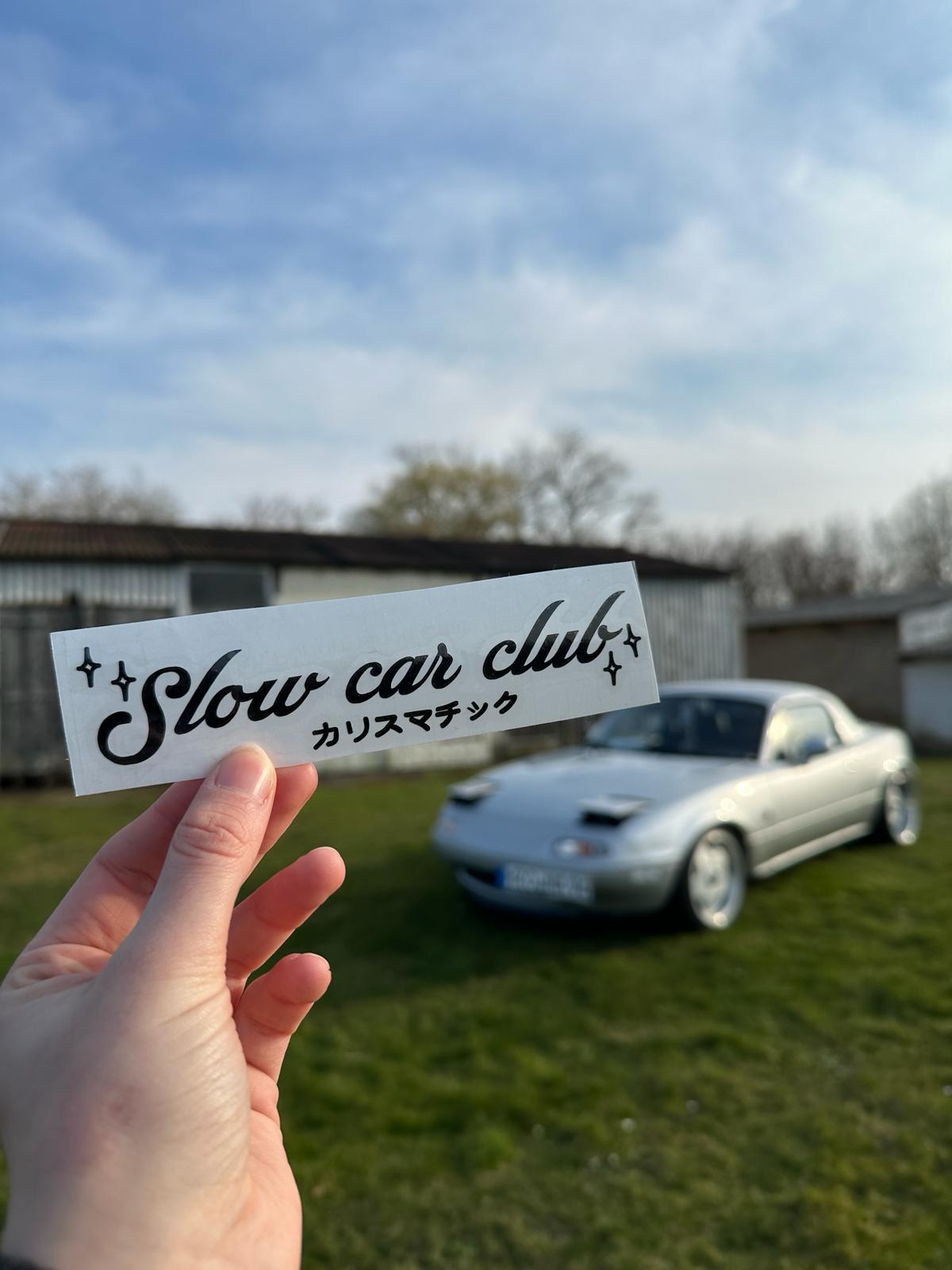 "✨Slow Car Club✨" Vinyl Sticker