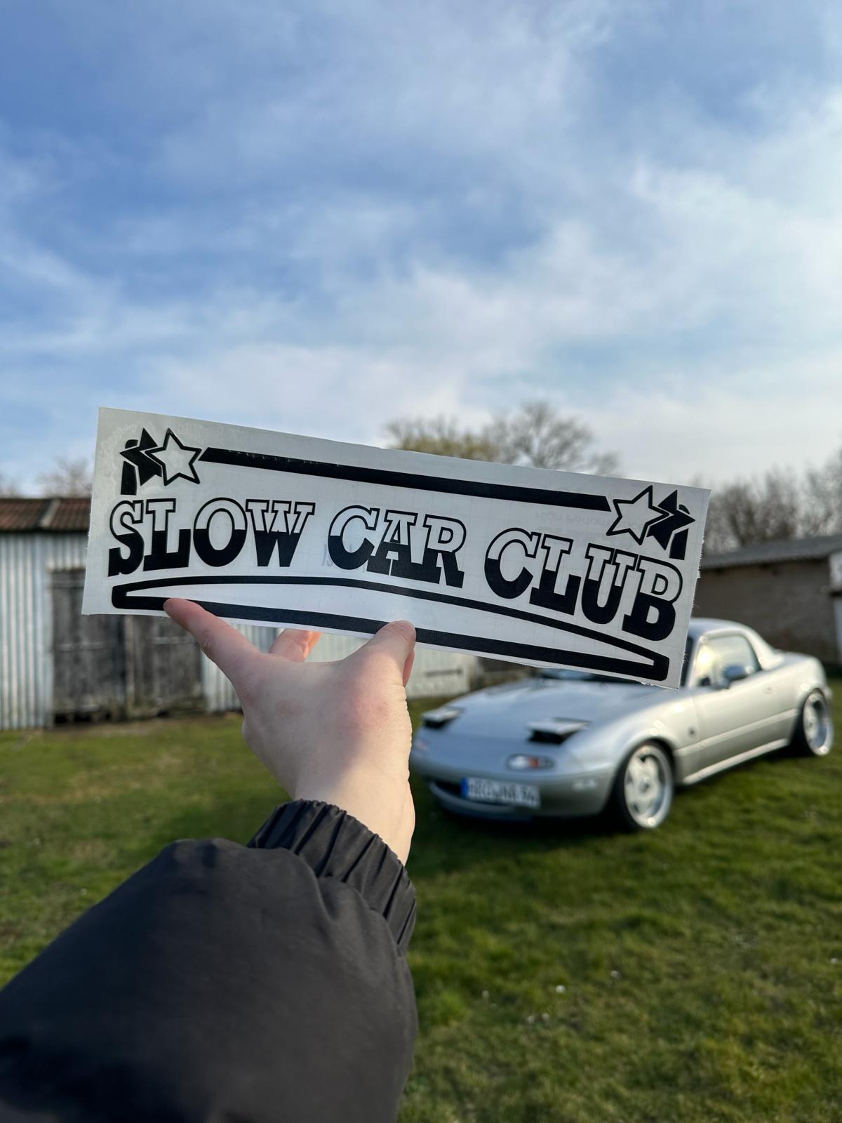 "Slow Car Club" Vinyl Sticker