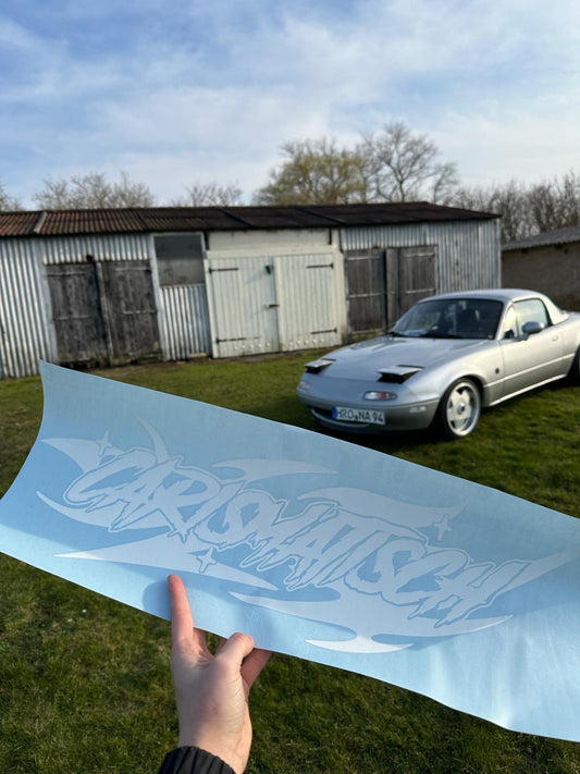 Flame Y2K Vinyl Banner