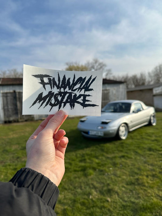 Financial Mistake 🔥💶 Vinyl Sticker