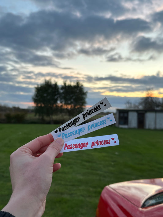 "Passenger Princess" Sticker