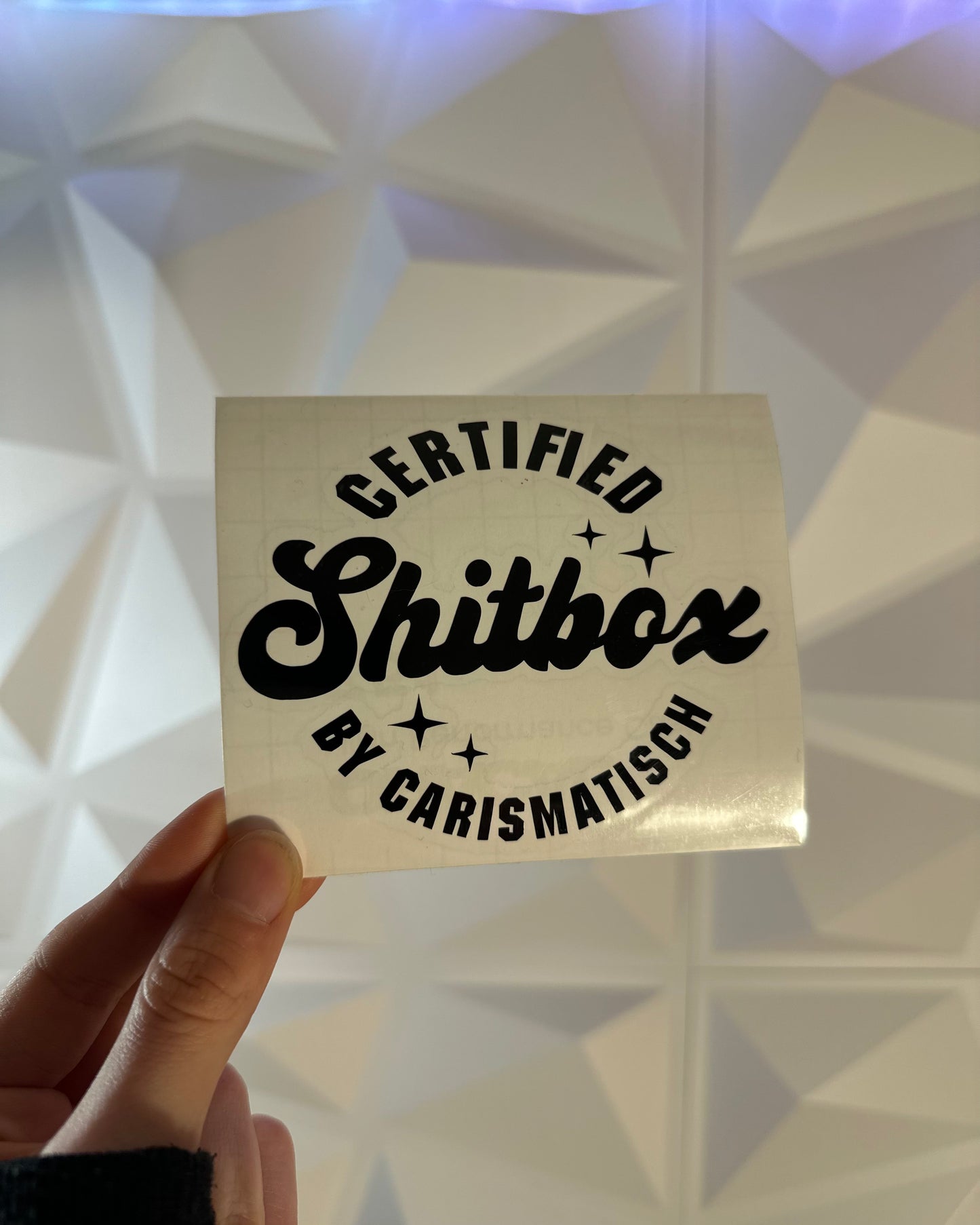 "Certified Shitbox" Sticker